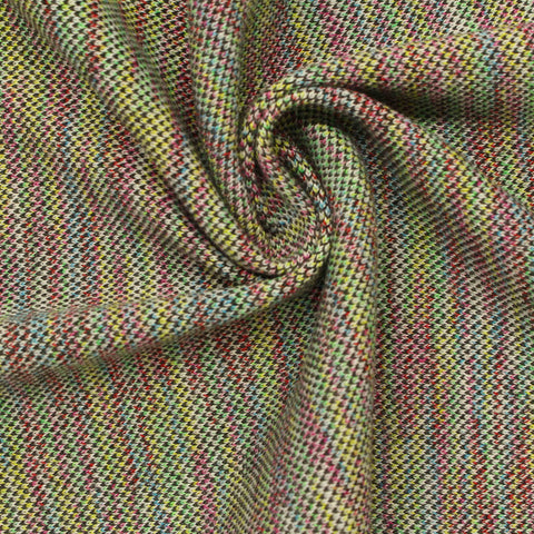 Khaki Houndstooth Mesh, Polyester