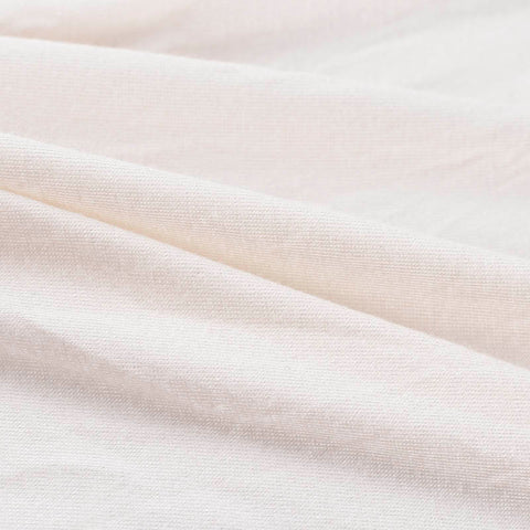 Viscose Stretch Jersey Knit Fabric, 183 gsm — White