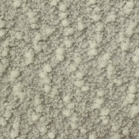 Polyester Metallic Chunky Knit Fabric, 175 gsm, 164 cm — Grey