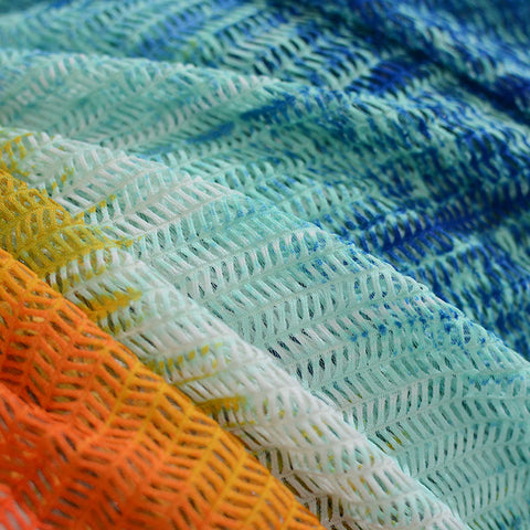 Orange Gradient Mesh, Polyester