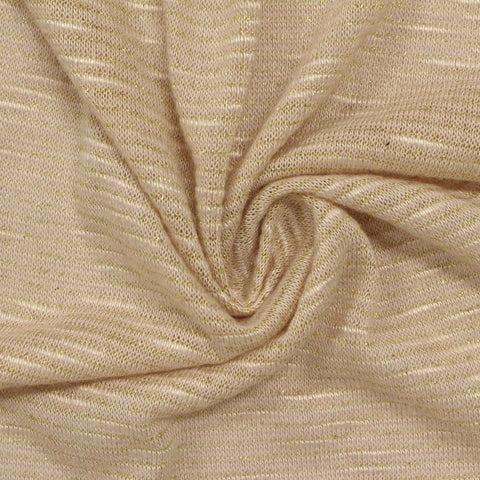 Beige Marl Jersey Knit, Viscose-Poly, 180 gsm