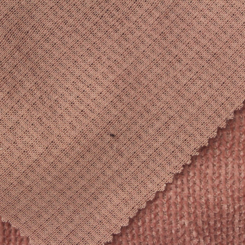 Dusty Rose Textured Chenille, Polyester
