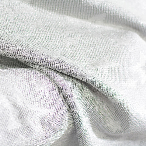 Light Grey Stars Jacquard, Poly-Metallic