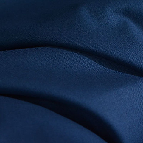 Cotton Stretch Sateen Fabric, 190 gsm, 147 cm — Navy