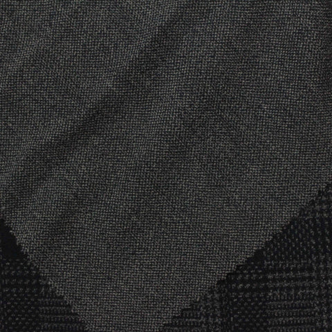 Dark Grey Plaid Jacquard, Viscose-Poly, 245 gsm