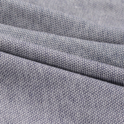 Heathered Grey Marl Piqué Knit, Cotton-Tencel Lyocell