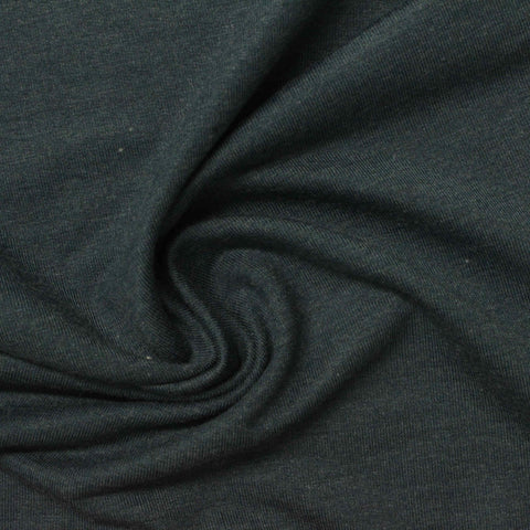 Dark Grey Heathered-Marl French Terry, Viscose-Poly