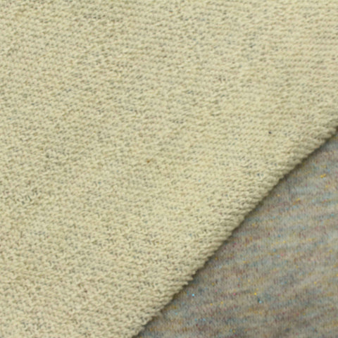 Light Grey Marl French Terry, Cotton, 260 gsm, 170 cm
