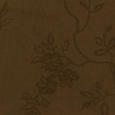 Brown Floral Jacquard, Polyester