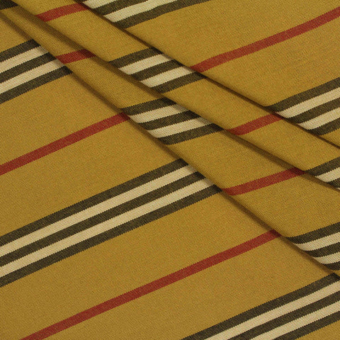Mustard Horizontal-Stripe Woven, Viscose