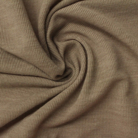 Polyester Stretch Jersey Knit Fabric, 159 gsm, 160 cm — Khaki