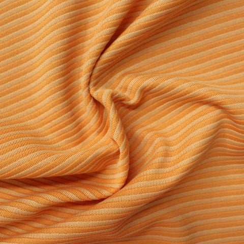 Orange Tone-on-Tone Jersey Knit, Polyester, 175 gsm