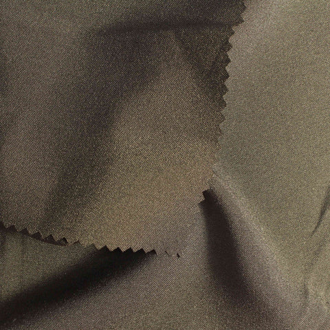 Polyester Viscose Stretch Woven Fabric, 204 gsm — Brown