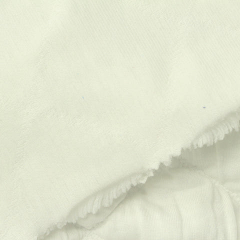 White Diamond Scuba Knit, Polyester