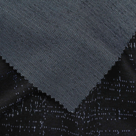 White Irregular-Grid Jacquard, Polyester