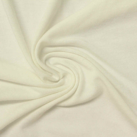 Cream Jersey Knit, Poly-Viscose