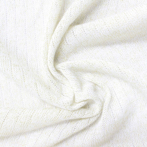 White Jersey Knit, Polyester