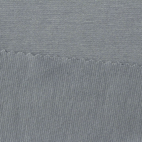 Grey Rib Knit, Poly-Viscose