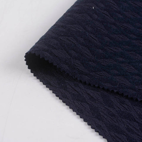 Jacquard Polyester Acrylic Woven Fabric, 394 gsm, 108 cm — Black