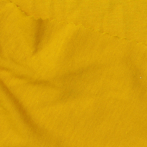 Polyester Cotton Jersey Knit Fabric, 160 gsm, 175 cm — Yellow