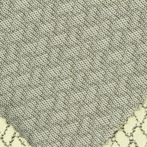 Beige Diamond Jacquard, Poly-Viscose