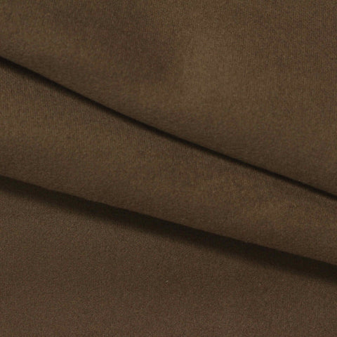 Dark Brown Brushed Rib Knit, Polyester