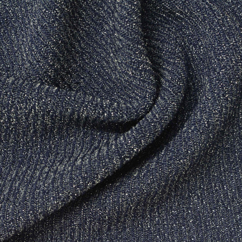 Dark Blue Marl Knit, Nylon