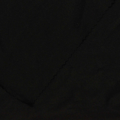 100% Polyester Knit Fabric, 90 gsm, 170 cm — Black, ref EF-236081