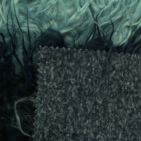 Acrylic Polyester Knit Fabric, 170 cm — Blue