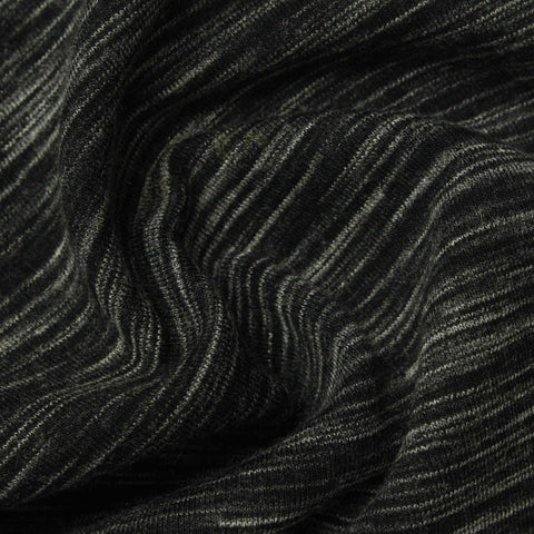 Dark Grey Marl Scuba Knit, Polyester, 330 gsm, 185 cm