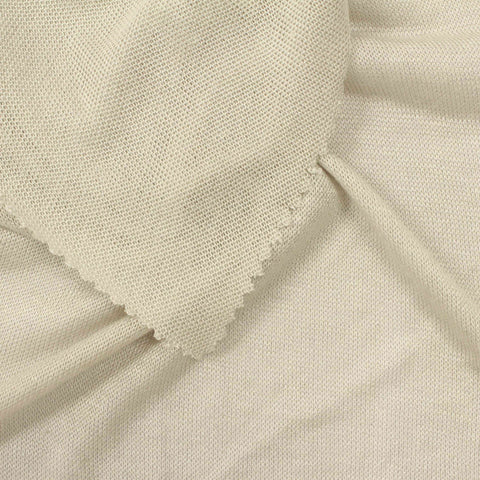 100% Viscose Chunky Knit Fabric, 119 gsm, 150 cm — Beige