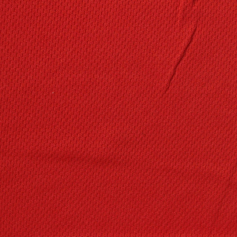 100% Polyester Birdseye Knit Fabric, 195 gsm, 185 cm — Red