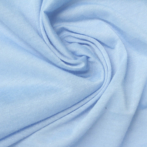 100% Polyester Jersey Knit Fabric, 140 gsm, 160 cm — Blue, ref EF-256211