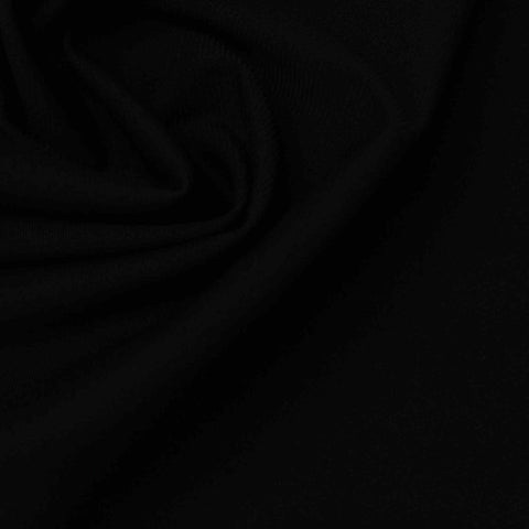 Black Jersey Knit, Nylon-Spandex