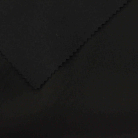100% Polyester Woven Fabric, 260 gsm — Black