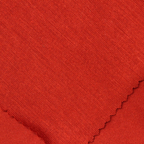 Polyester Viscose Jersey Knit Fabric, 157 gsm, 174 cm — Red