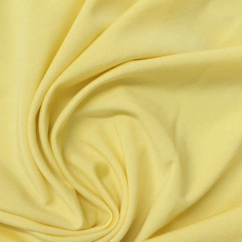 Tencel Lyocell Stretch Jersey Knit Fabric, 200 gsm, 170 cm — Yellow