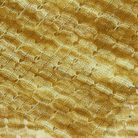 Gold Openwork Chunky Knit, Polyester