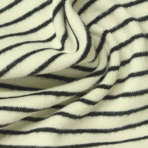 Dark Grey Stripe Chunky Knit, Cotton