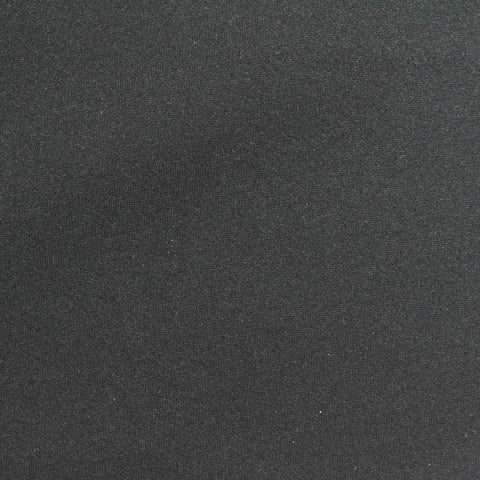 Brushed Polyester Stretch Scuba Knit Fabric, 420 gsm, 150 cm — Black