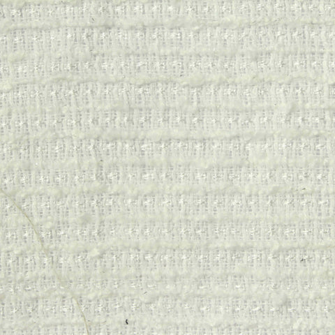 100% Polyester Bouclé Fabric, 286 gsm, 150 cm — White