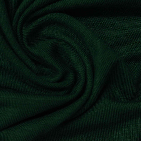Dark Green Jersey Knit, Viscose