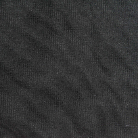 Polyester Stretch Velvet Fabric, 300 gsm, 165 cm — Black