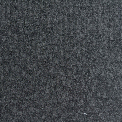 Dark Grey Heather Waffle Knit, Cotton-Poly