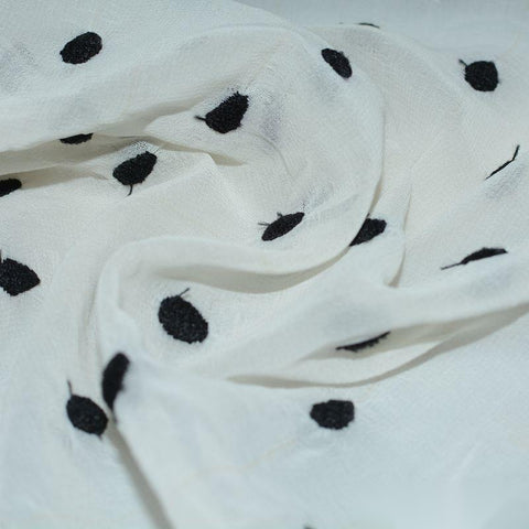 Black Dots Woven