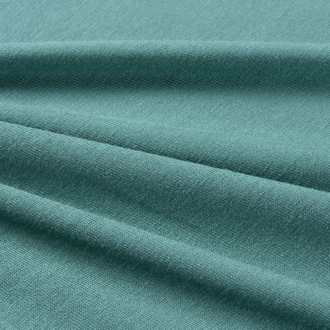 Viscose Stretch Jersey Knit Fabric, 210 gsm, 153 cm — Blue