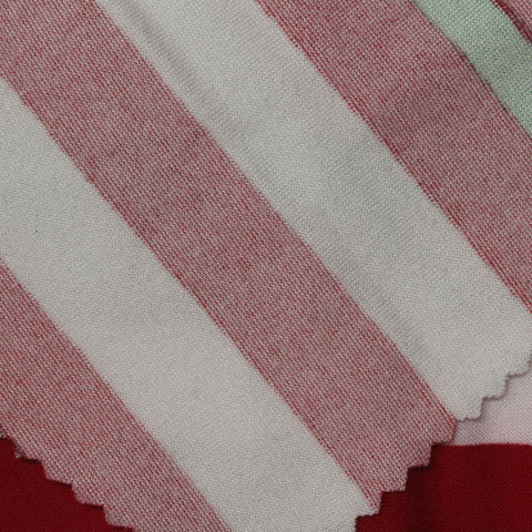 Red Stripes Milk Silk Knit, Polyester