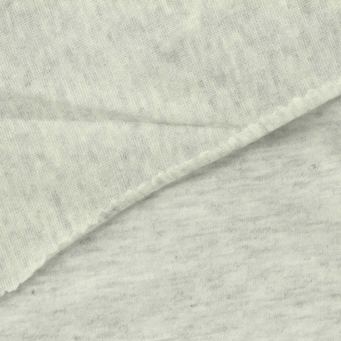 Light Grey Heather Jersey Knit, Cotton