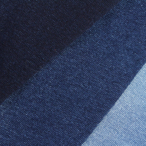 Blue Vertical-Stripe Jersey Knit