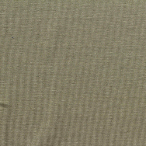 Cotton Tencel Lyocell Stretch Jersey Knit Fabric, 160 gsm, 190 cm — Khaki